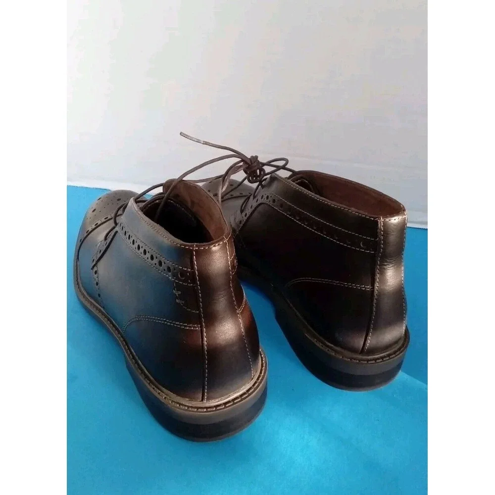 Leather Chukka Boots‎ Wingtip Ankle Dress Casual Shoes